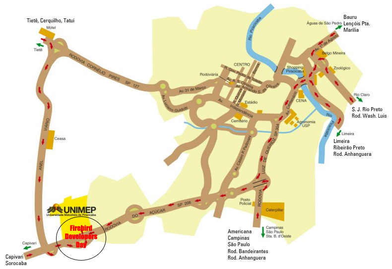 Mapa Taquaral