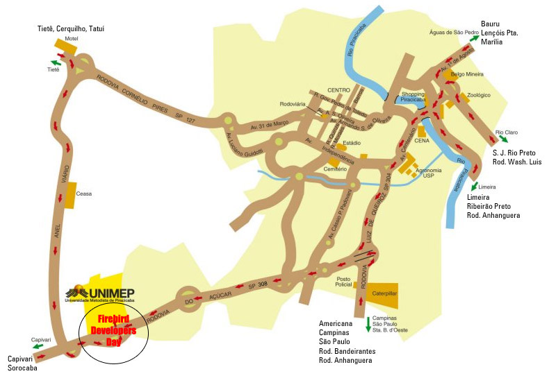 Mapa Taquaral