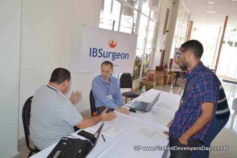 IBSurgeon stand at Firebird Developers Day 2015 in Piracicaba, Brazil